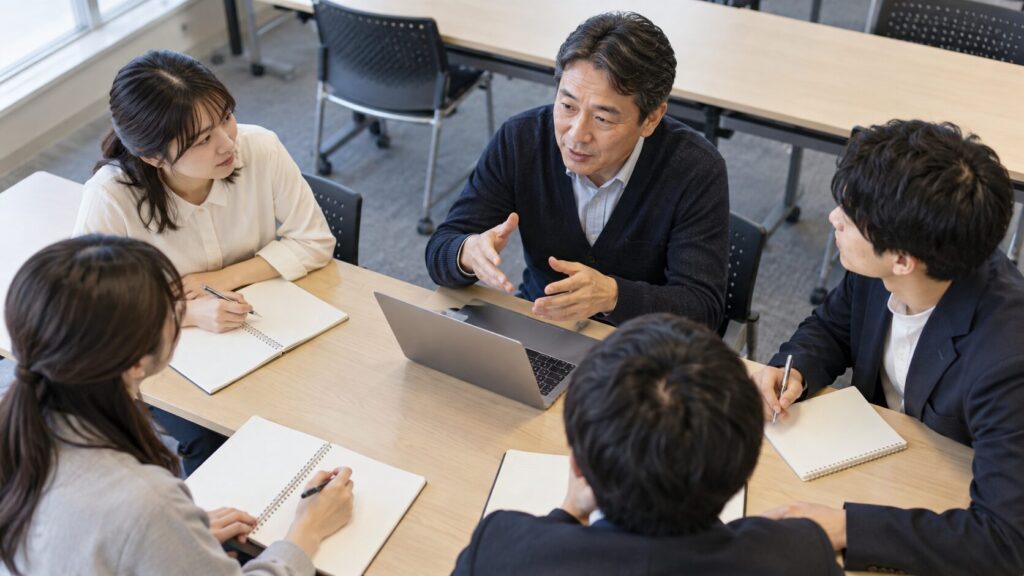 新卒採用の職種紹介を確認する説明用イメージ